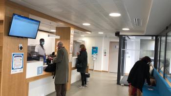 Salle d'attente du centre de santé Bauchat-Nation.