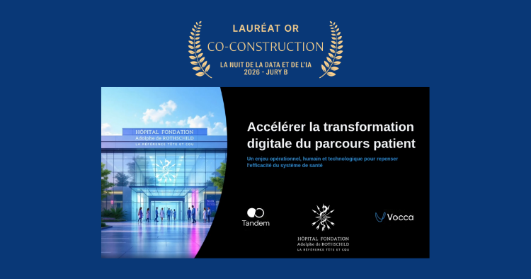 L'Hôpital Fondation Adolphe de Rothschild remporte le Prix Or de la Nuit Data & IA 2026